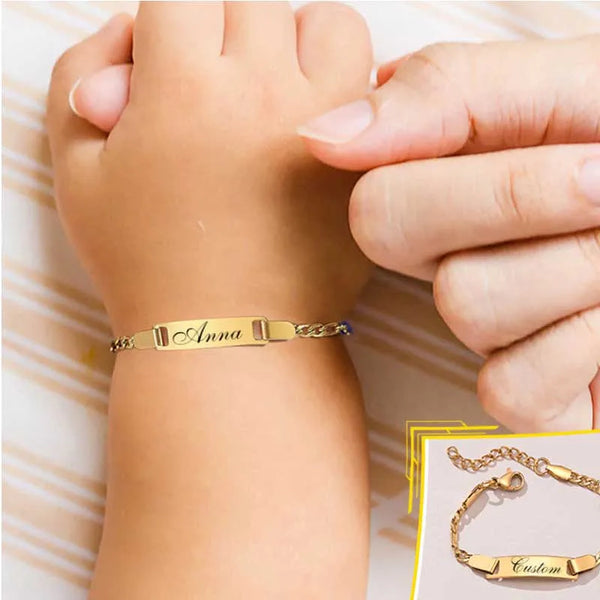 Personalize Baby Name Bracelet Infant Bangle  Jewelry