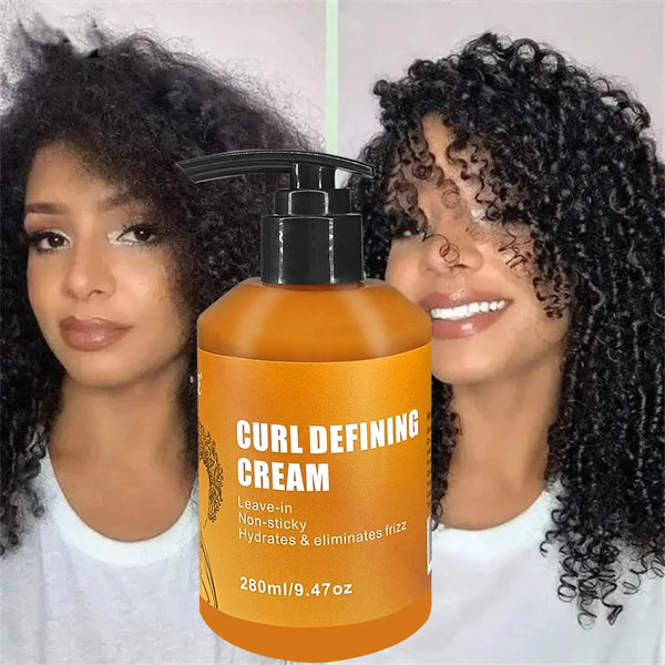 GZE CURL DEFINING CREAM with Argan Oil for Wavy and Curly Hair Hair Moisturizer and Deep Conditioning for Shine and Bounce