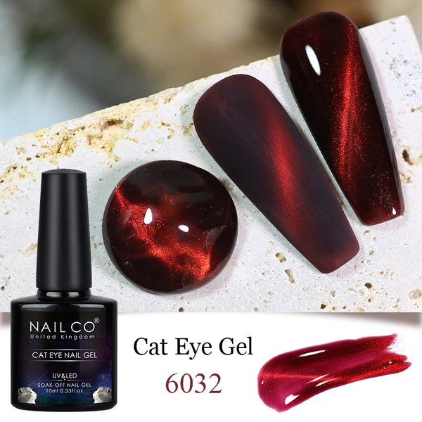 NAILCO Transparent Cat Eye Gel polish Crystal Magnetic Semi Permanent Varnish UV Gel Nails Art Vernis Soak Gel Nail Polish Nails