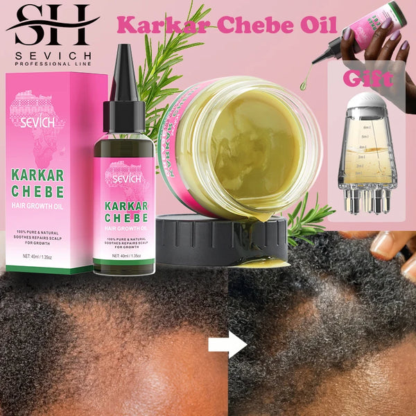 2024 New Super Growth Oil Karkar Regrowth Thicken Oils Chebe Anti-Breakage Essential Oil Serum Rosemary Anti Hair Loss Products