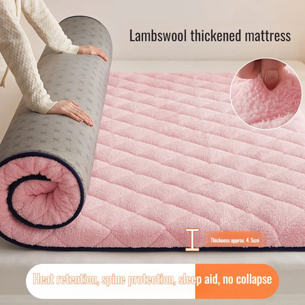 Dormitory thickened mattress folding mattress cushion milk velvet mattress bedroom single mattress mattress insulation thickened