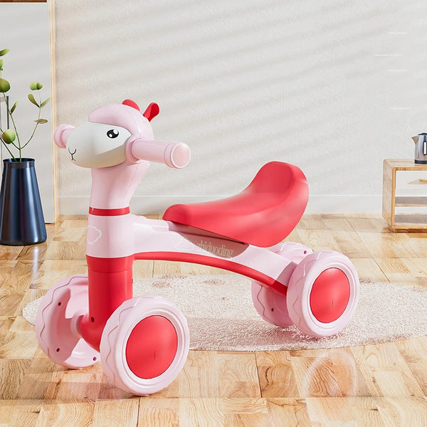 Balance Bike for Children Without Pedals 1-6 Years Old Baby with Four-wheel Sliding with Smooth Walking Child with Twisting Bike