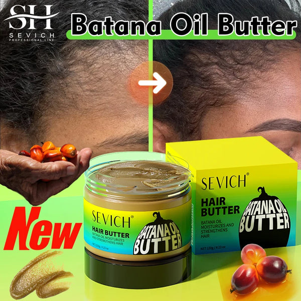 SEVICH 4.23oz Batana Oil Butter 120g Pure Batana Oil For Hair Growth Treating Hair Loss Anti-Breakage Hair Mask For Men & Women