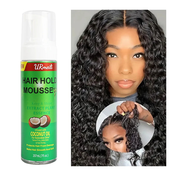 Curly Hair Mousse For Wigs Strong Hold Olive Oil Hair Styling Mousse Anti-Frizz Hair Foam Mousse For Styling Hair Women Men