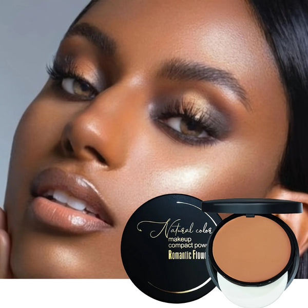 Full Coverage Long Lasting Makeup Face Powder Foundation Smoothing Pressed Breathable Natural Face Powder Mineral Foundations