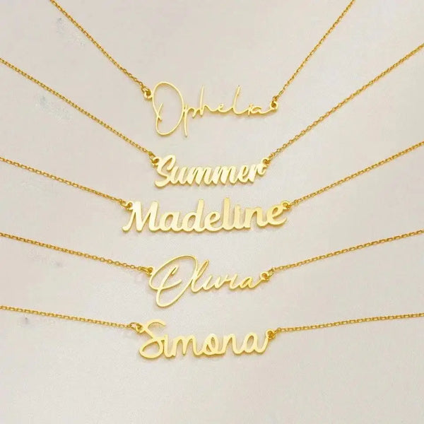 Necklace Personalized Stainless Steel  Women's Jewelry Valentine's Day Gift