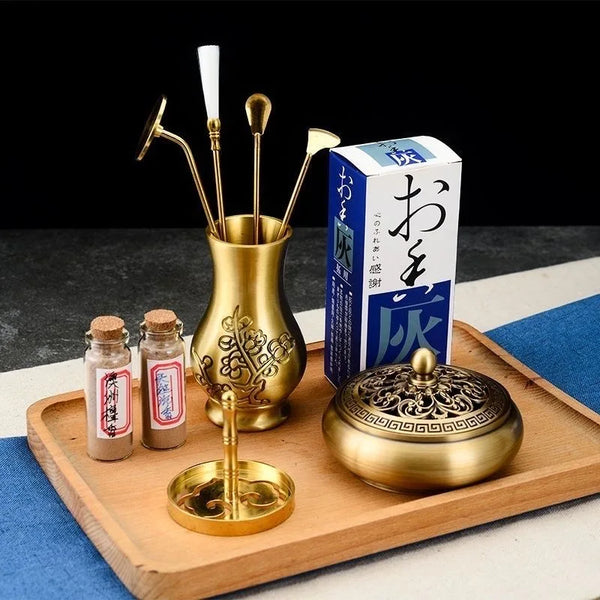 New Incense Burner Set Aromatherapy Production Kit Agarwood Sandalwood Incense Seal Mold Yoga Meditation Home Aromatherapy