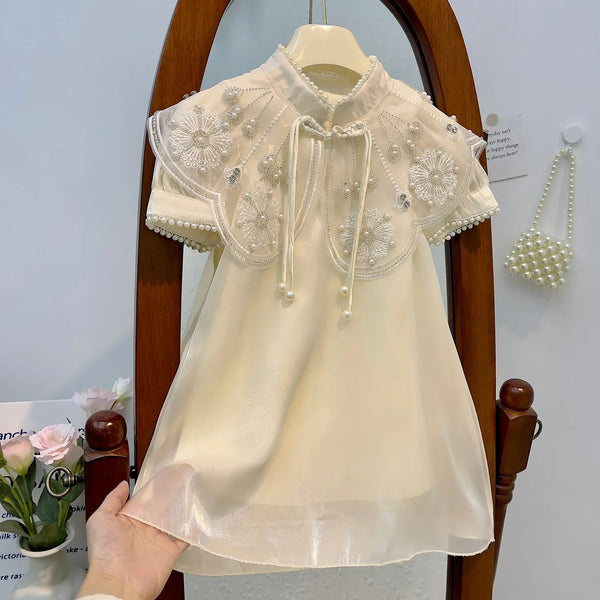 Toddler Girl Princess Dress Fasihon Style Summer Dress Baby Girl Clothes