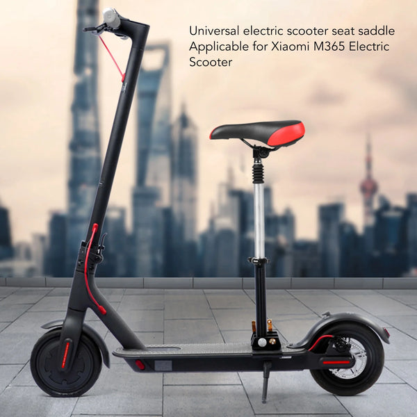 Electric Scooter Seat Saddle Foldable Adjustable Universal Punch Free Scooter Seat Replacement for Xiaomi M365