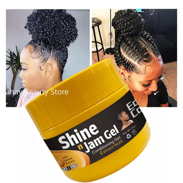 200g Hair Control Pomade Styling Braiding Cream for Lock and Twist Cornrow Tames Frizz Edges Wax Braid Gel Hair Styling Products