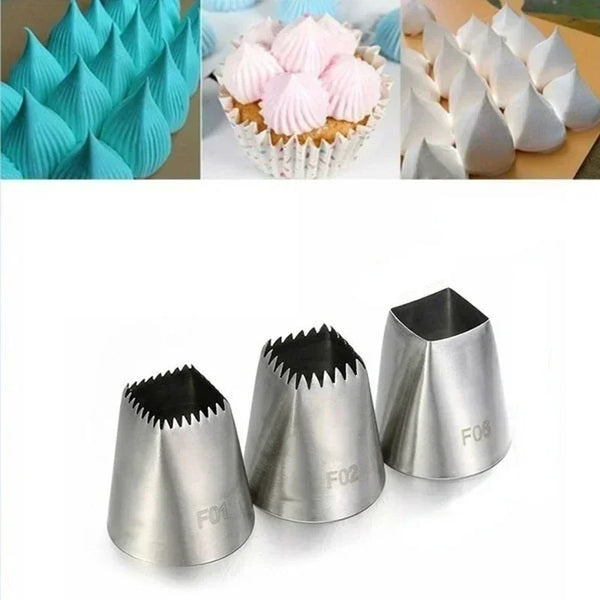 3PCS  Square flower mouth