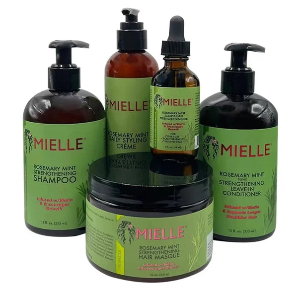 Hair Growth Rosemary Shampoo Mint Strengthening Oil Treatment conditioner Dry Organics Split Ends Moisture Hair Mask