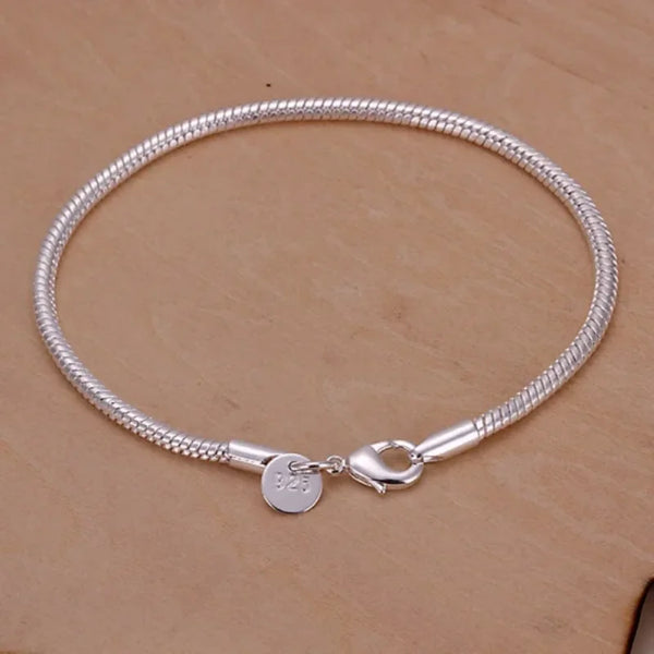 Sterling Silver  Women Lady Wedding