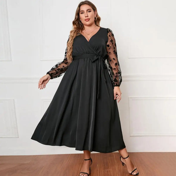 Women Dress Size Midi Dress