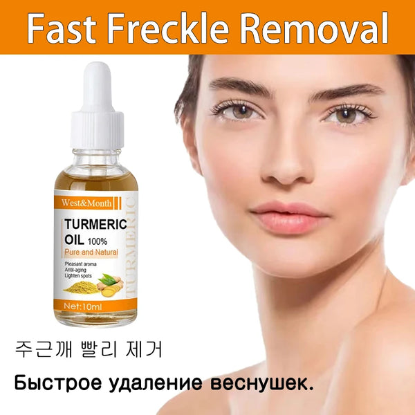 Remove Dark Spots Whitening Moisturizing Skin Care Anti Wrinkle Face Serum Turmeric Essential Oil  Therapeutic Acne Shrink Pores