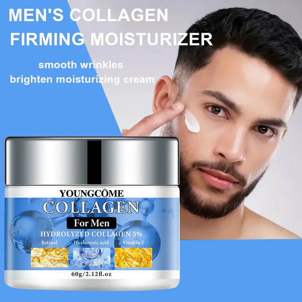 A collagen firming and moisturizing cream with retinol, vitamin E and hyaluronic acid that refreshes and moisturizes the skin