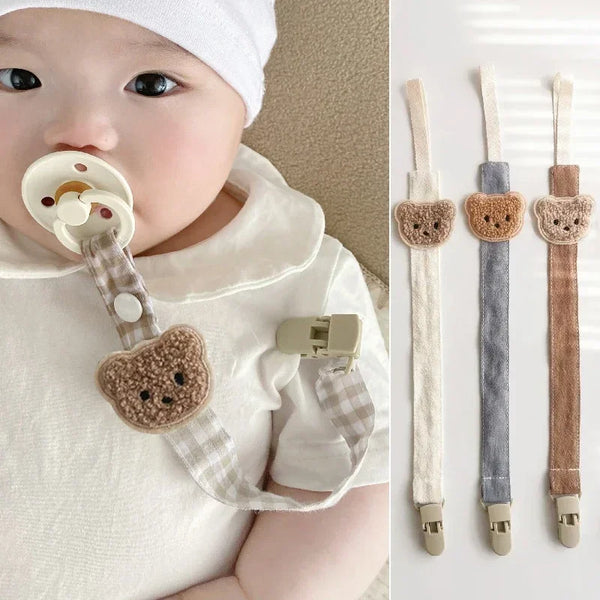 Cute Bear Baby Pacifier  Holders