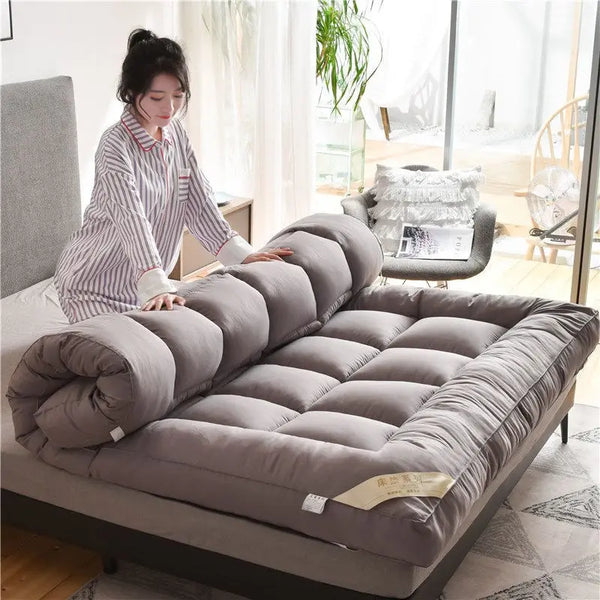 Student dormitory foldable thick bed mattress Japanese Futon Mattress Roll Up Floor Tatami Mat Adult Soft Breathable Sleeping Pa